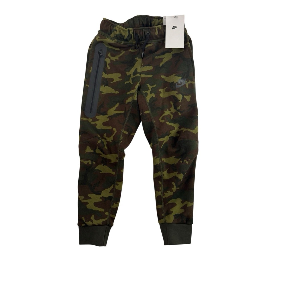 Nike Camouflage Track Pants - Green & Brown Camo